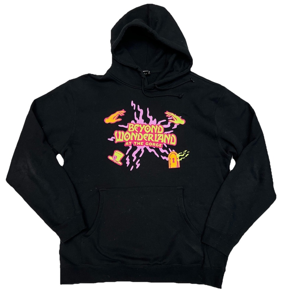 Beyond Wonderland At The Gorge 2022 Hoodie Sz M Black Pullover Music Festival L4
